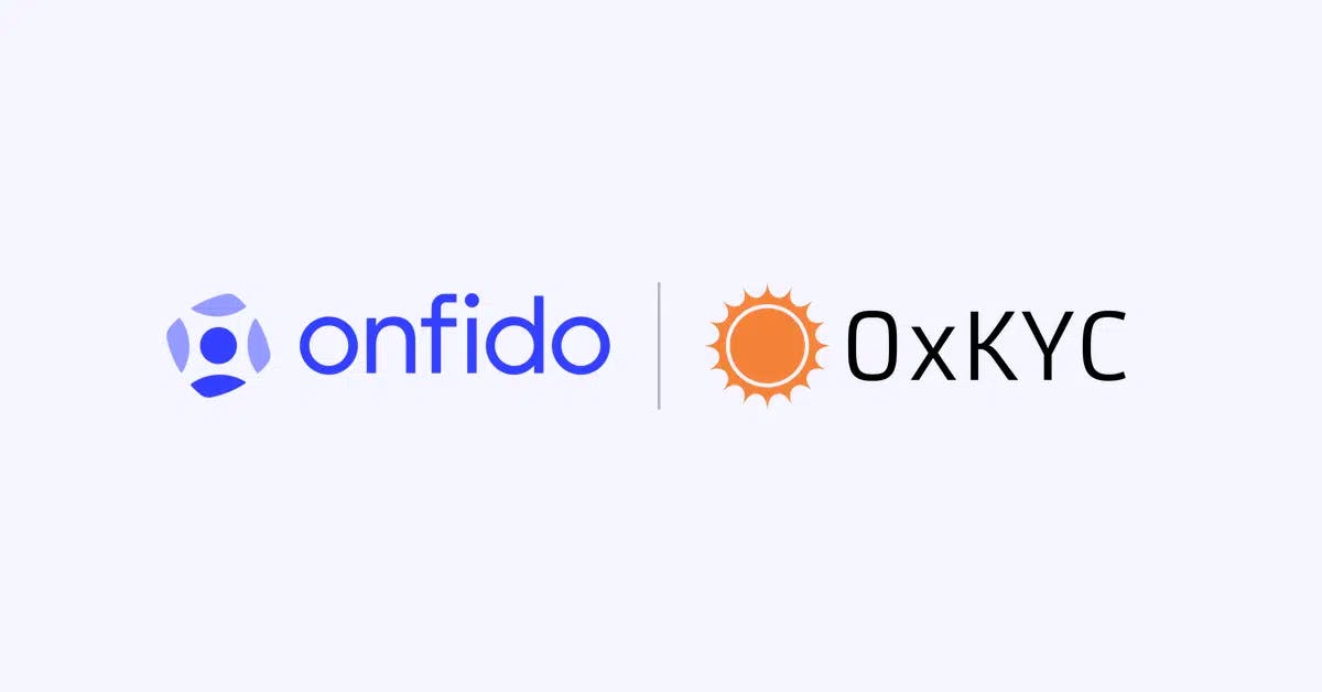 Onfido partnership with 0xkyc